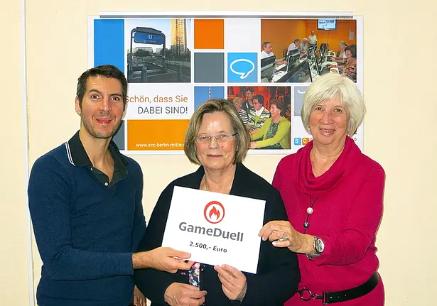 Senioren Computer Club Berlin-Mitte will acquire robotic training modules with GameDuell’s festive donation